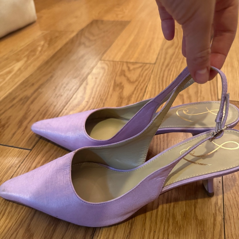 Sam Edelman Lavender Kitten Heels